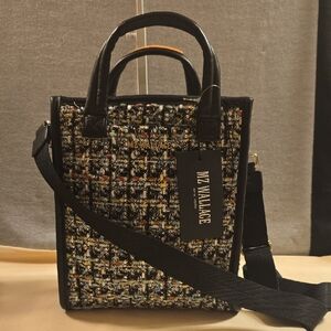 NWT MZ Wallace Mini Box Tweed Tote